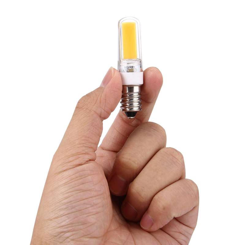 E14 3W 300LM COB LED Light , PC Material Dimmable for Halls / Office / Home, AC 220-240V(Warm White)