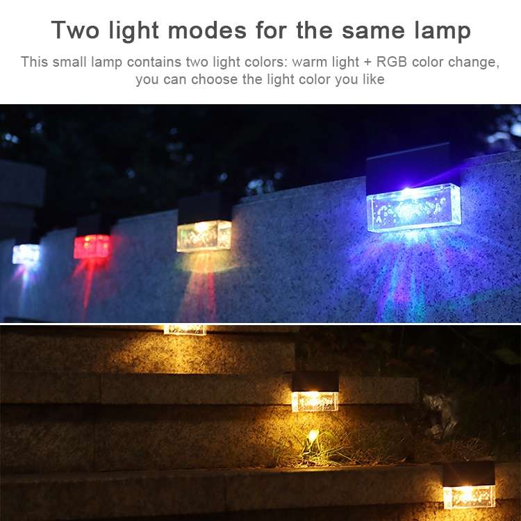 4pcs LED Solar Deck Light Waterproof Garden / Home / Driveway / Stairs / Outside Wall