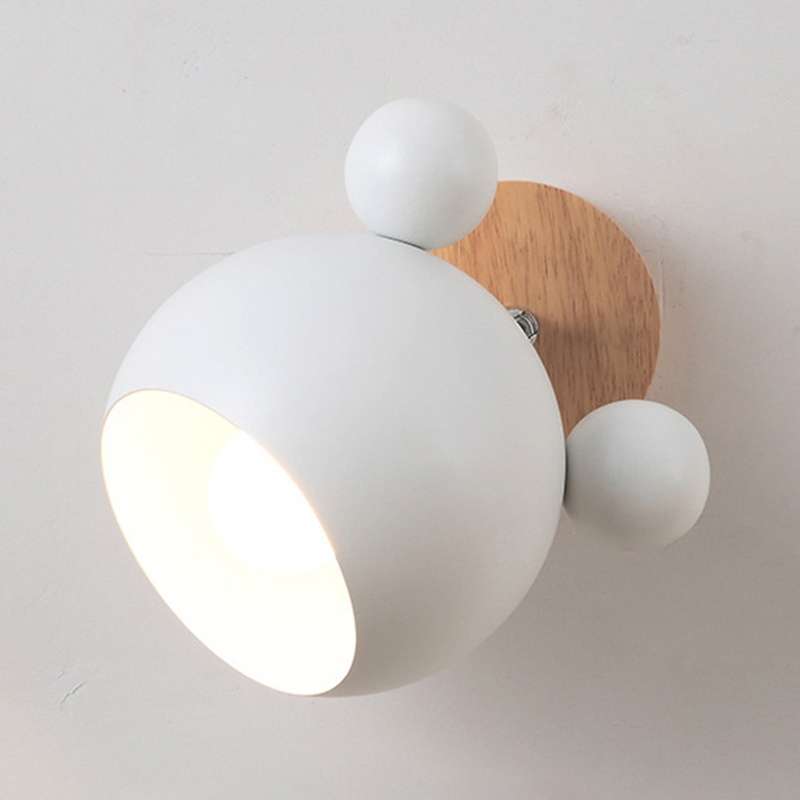 Creative Cartoon E27 LED Warm White Light Wall Lamp for Bedside Passage (Green)