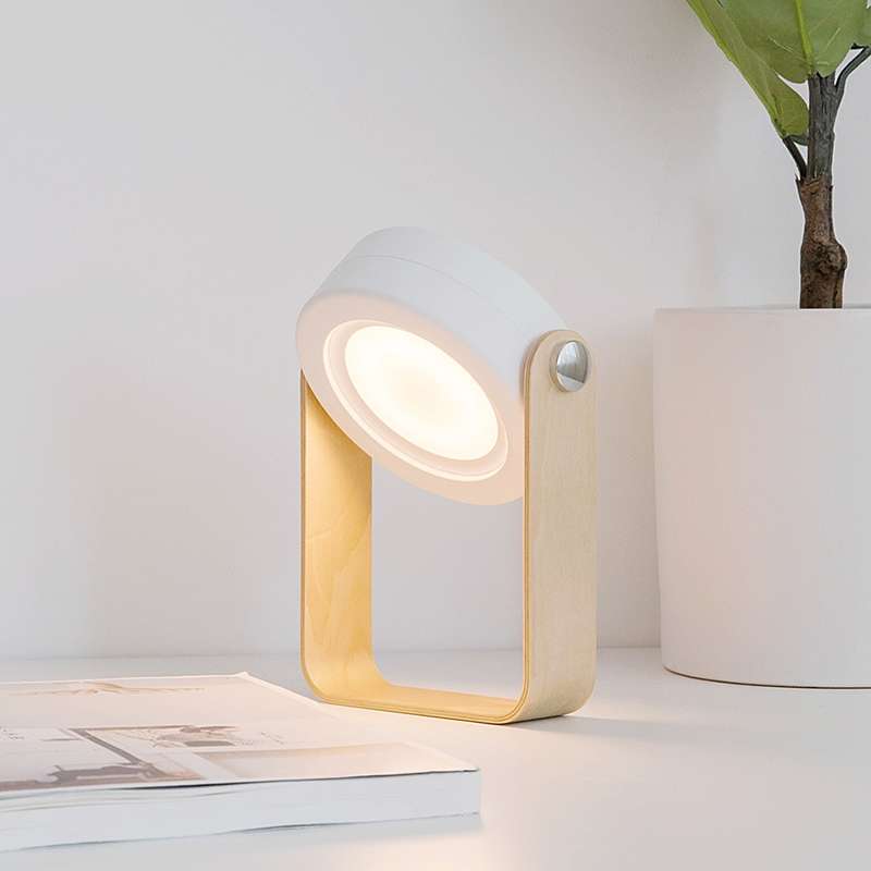 DC 5V Rechargeable Lantern Lamp Touch Control LED Light (Grey)