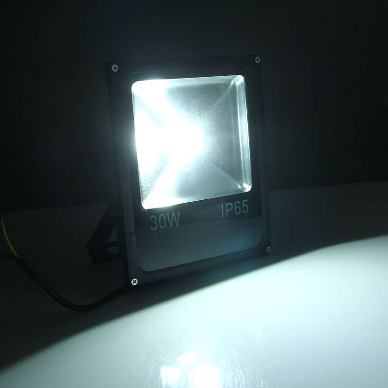 30W IP65 Waterproof White Light LED Floodlight, 2700LM Lamp, AC 85-265V