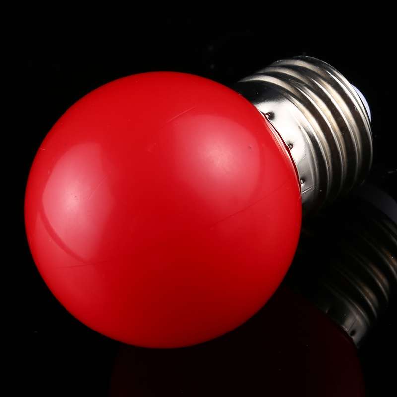 10 PCS 2W E27 2835 SMD Home Decoration LED Light Bulbs, DC 12V (Pink Light)