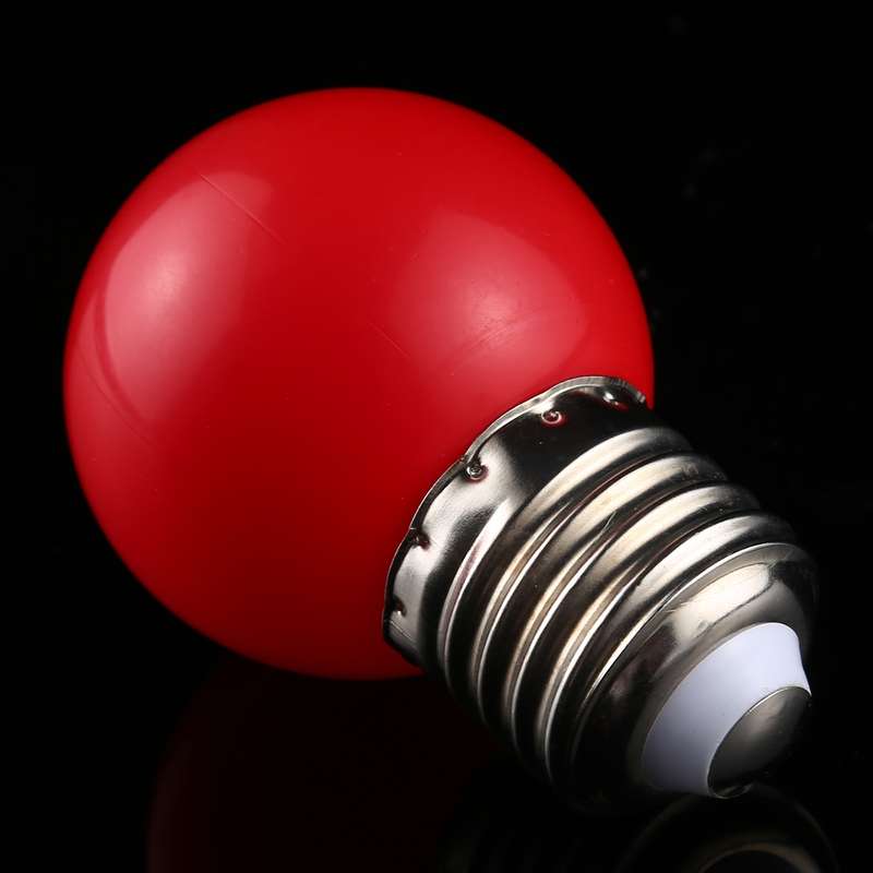 10 PCS 2W E27 2835 SMD Home Decoration LED Light Bulbs, DC 12V (Pink Light)