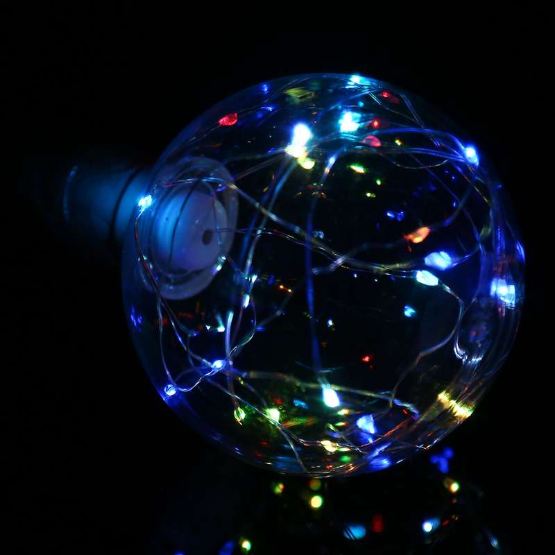 E12 2W 8 LEDs 2835 SMD 90 LM LED Light Bulb Energy Saving Light, AC 220V (Red Light)
