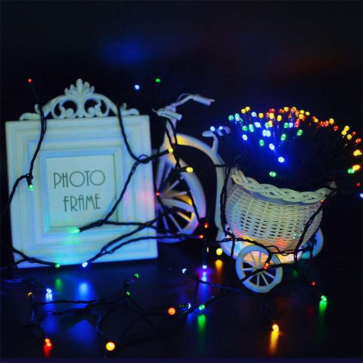 200 LEDs Outdoor Waterproof Christmas Festival Decoration Solar Lamp String, Length: 22m(Colour)