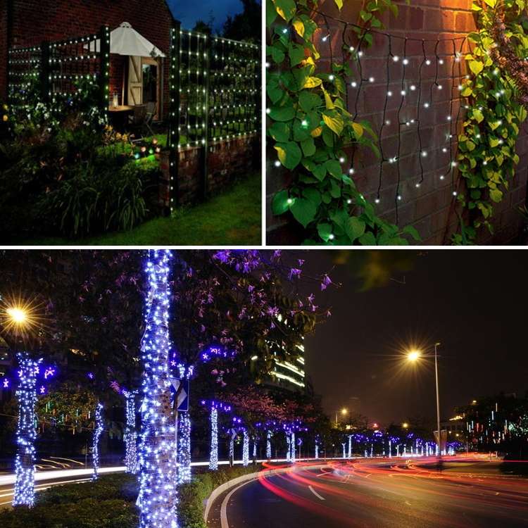 200 LEDs Outdoor Waterproof Christmas Festival Decoration Solar Lamp String, Length: 22m(Colour)