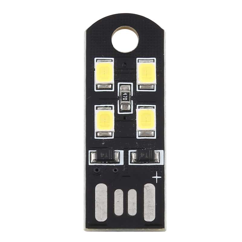 4 LEDs Ultra Thin Energy Saving USB Light (White Light)