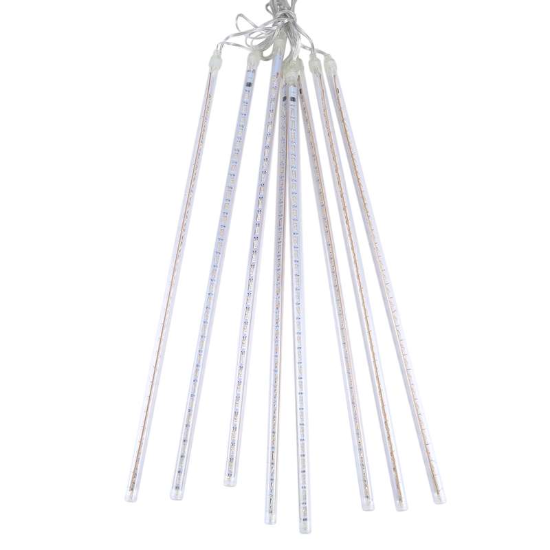 50cm 8 Tubes DIP Meteor Rain Light, LED Decorative Light, Tube Diameter: 1.2cm, AC 100-240V, US, EU