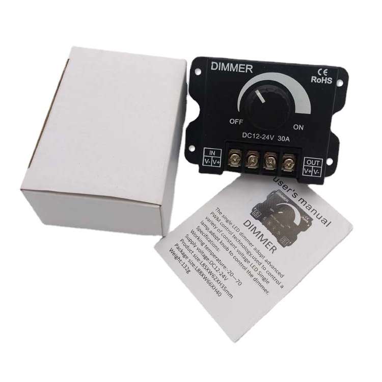 30A LED Controller Knob Dimming Smart Module(Black)