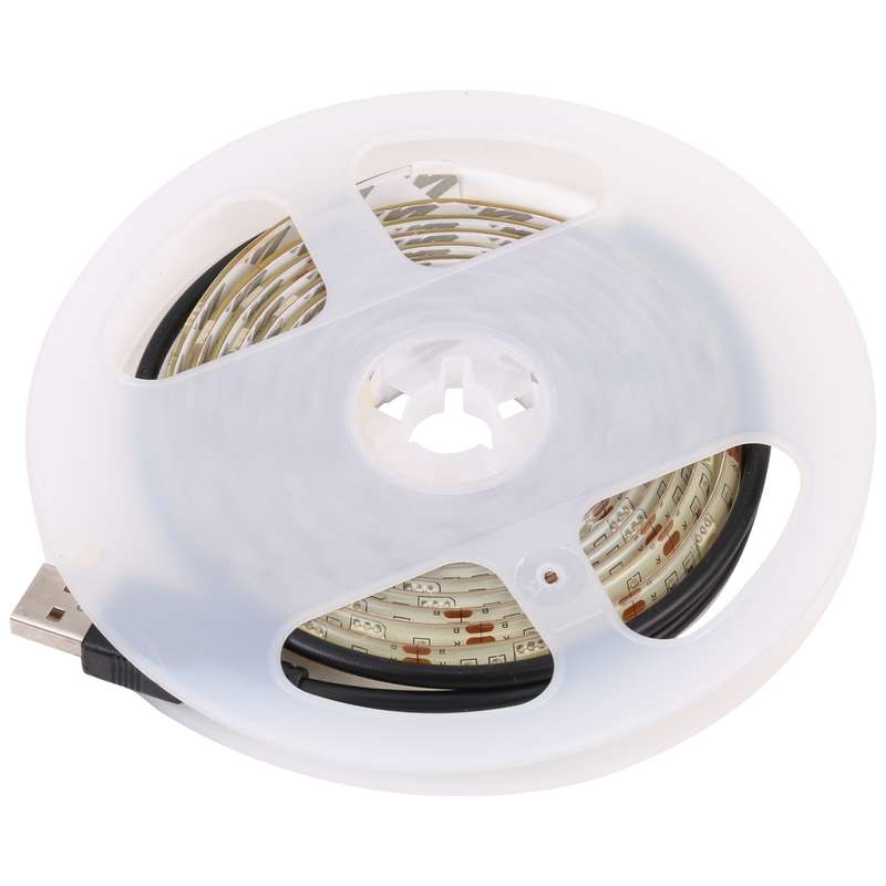 USB 5050 SMD LED Red Light Waterproof Epoxy Rope Light, 30 LED/m, DC 5V, Length: 2m