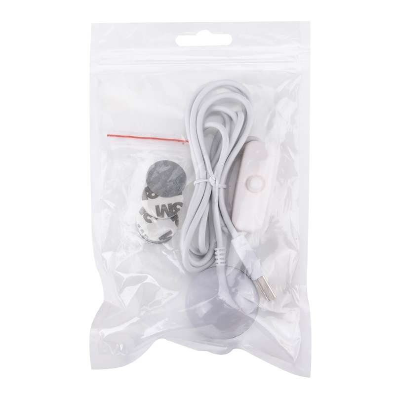 2W USB LED Light Bulb with Magnetic, 5V 140-150Lumens 6LED (White Light)