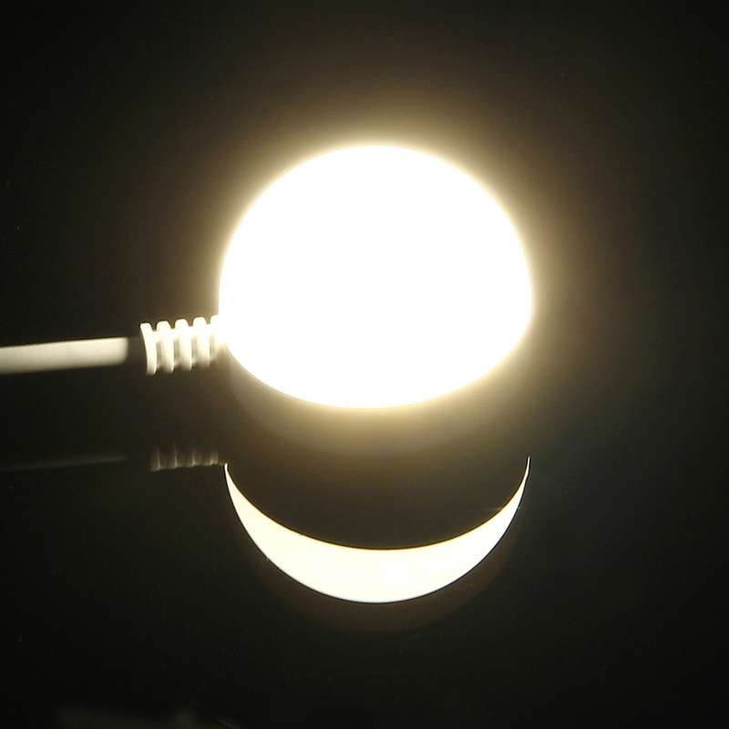 2W USB LED Light Bulb with Magnetic, 5V 140-150Lumens 6LED (White Light)