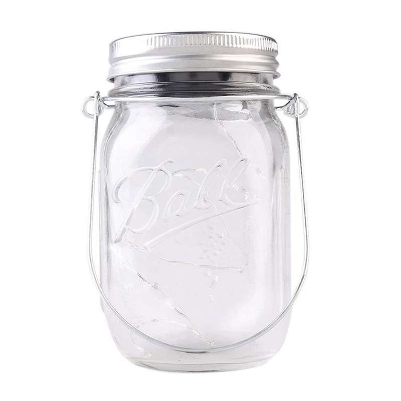 20 LEDs Solar Energy Mason Bottle Cap Pendent Lamp Outdoor Decoration Garden Light, Not Include Bott