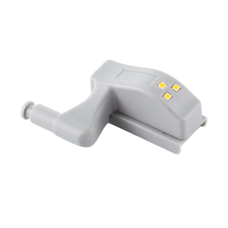 0.3W Universal Inner Hinge LED Sensor lamp Cupboard 3 LEDs Night light Auto ON/OFF Bulb(White Light)
