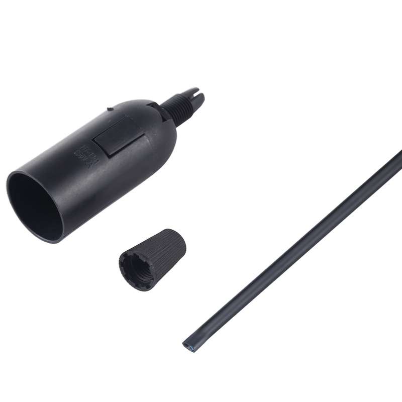 E14 Lamp Socket Base Holder with Electrical Wire Cable, Cable Length: 28cm(Black)
