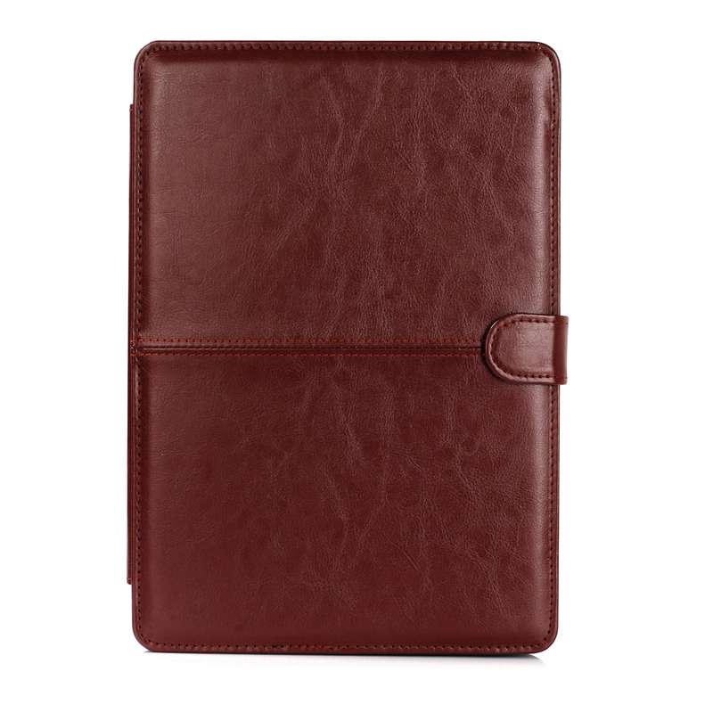 For Macbook Pro 15.4 inch Laptop Crazy Horse Texture Horizontal Flip Leather Case (Black)