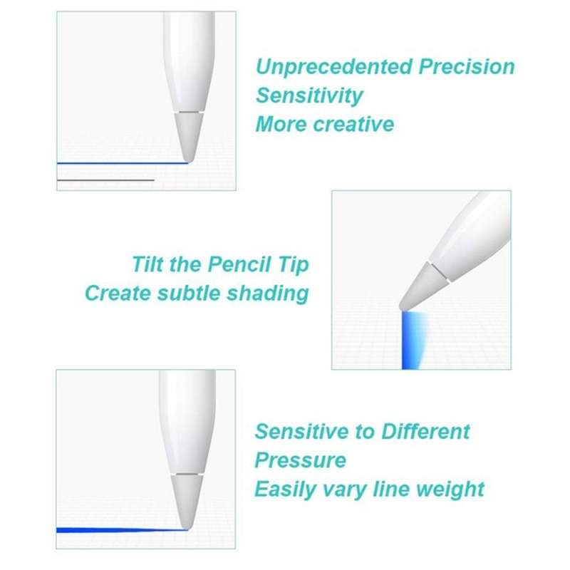 Replacement Pencil Tips for Apple Pencil 1 / 2(White)