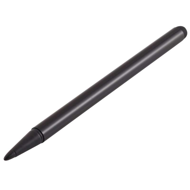 Resistive Capacitive Touch Screen Precision Touch Double Tip Stylus Pen(Silver)