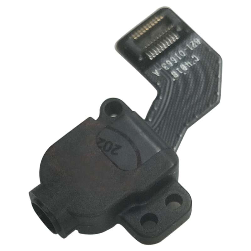 Earphone Jack Flex Cable 821-01663-A for Macbook Pro Retina 15 2018 2019 A1990(Black)