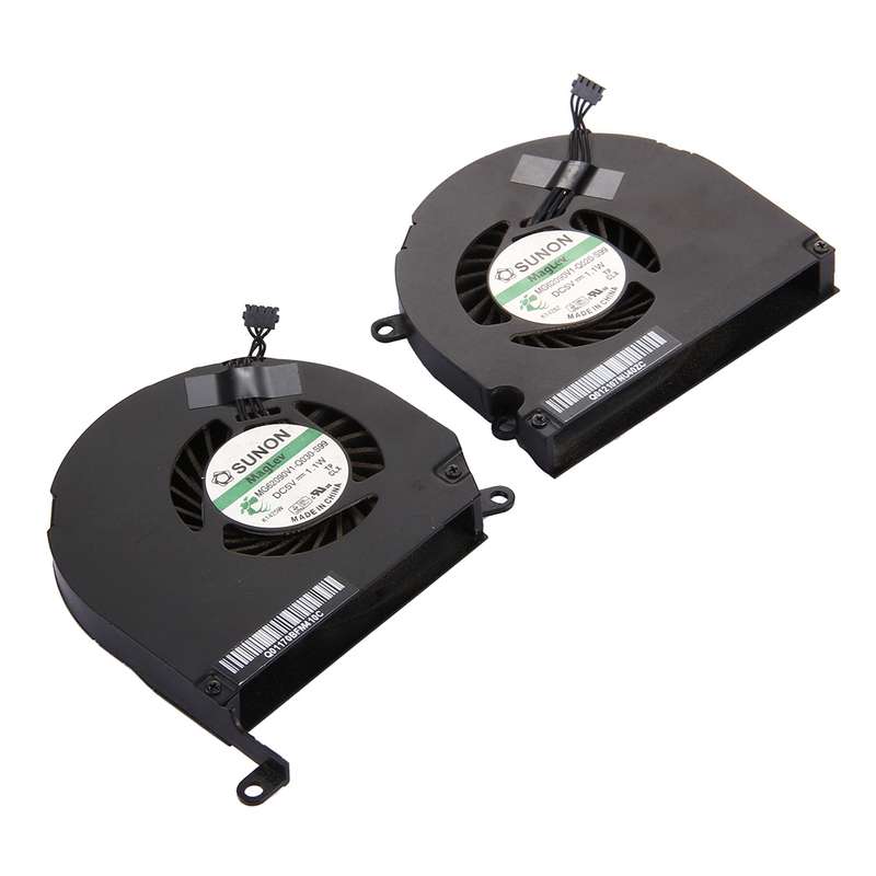 1 Pair for Macbook Pro 15.4 inch (2009 - 2011) A1286 / MB985 / MC721 / MC371 Cooling Fans (Left + Ri