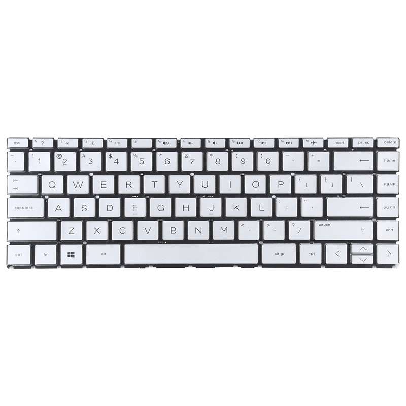 For HP Pavilion x360 14-CK 14-CD 14-CE 14-CM 14-DG US Version Keyboard (Silver)