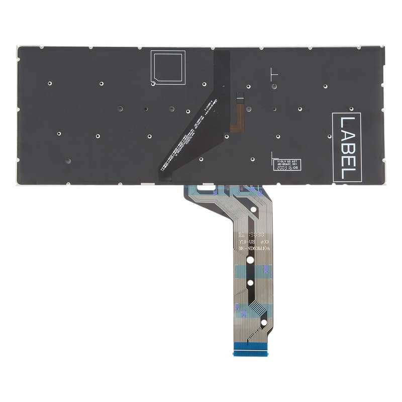 For Xiaomi Mi Notebook Air 12.5 US Version Keyboard with Backlight (Silver)