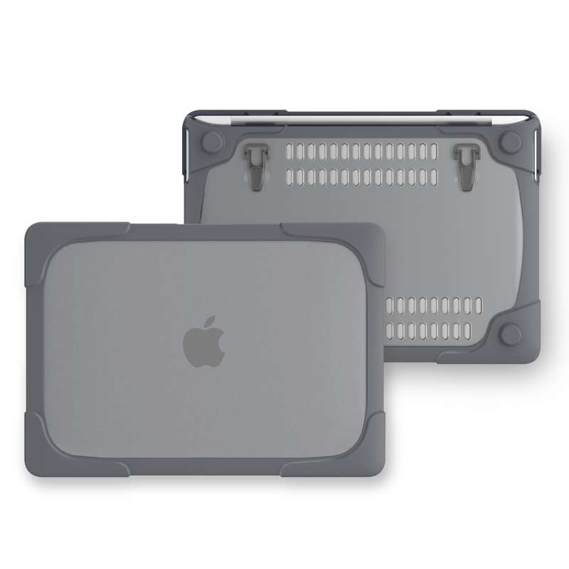 For Macbook Pro 13.3 inch (A1708) & with Touchbar (A1706) Laptop TPU + PC Folding Shockproof Protect