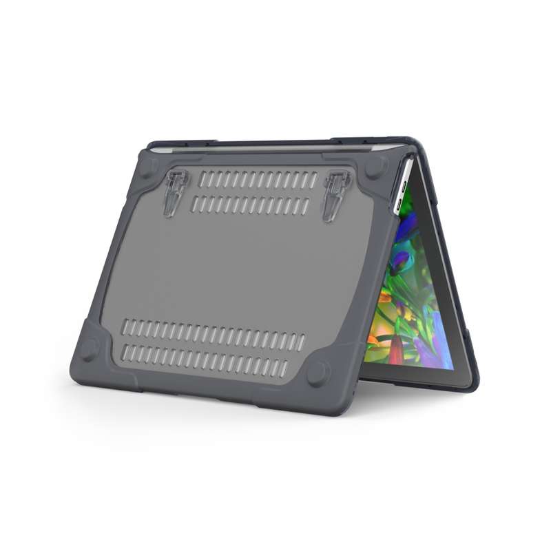 For Macbook Pro 13.3 inch (A1708) & with Touchbar (A1706) Laptop TPU + PC Folding Shockproof Protect