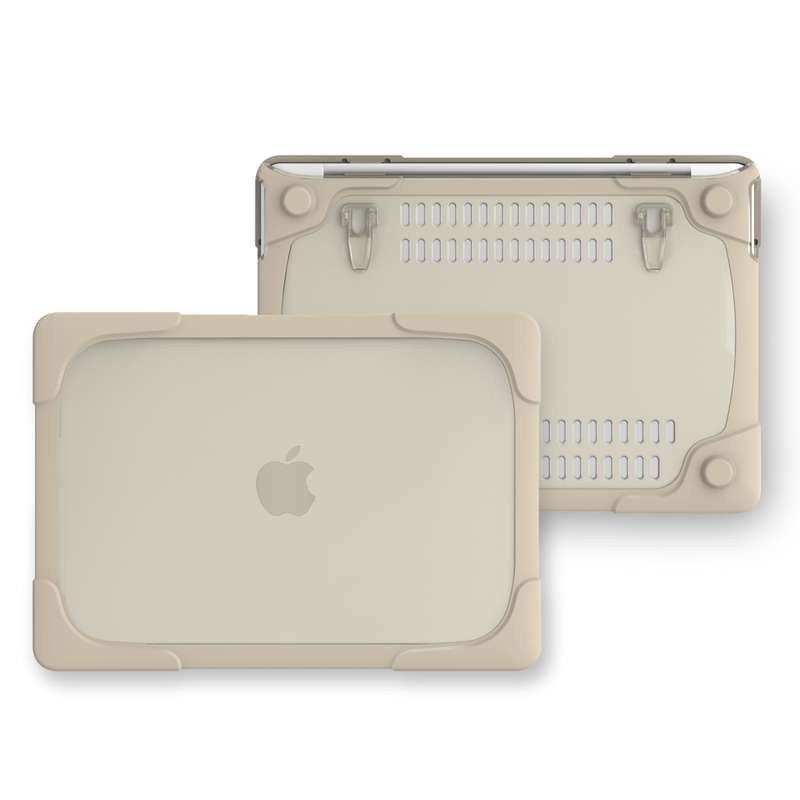 For Macbook Pro 13.3 inch (A1708) & with Touchbar (A1706) Laptop TPU + PC Folding Shockproof Protect