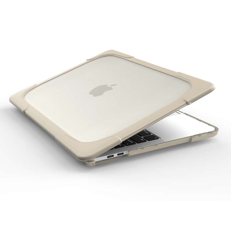 For Macbook Pro 13.3 inch (A1708) & with Touchbar (A1706) Laptop TPU + PC Folding Shockproof Protect