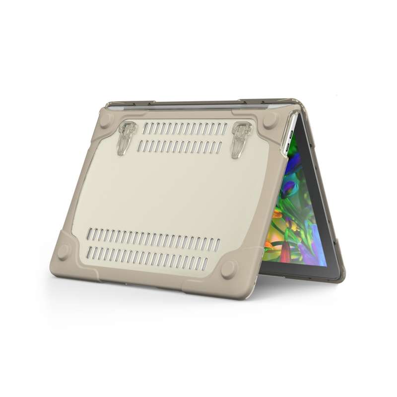 For Macbook Pro 13.3 inch (A1708) & with Touchbar (A1706) Laptop TPU + PC Folding Shockproof Protect
