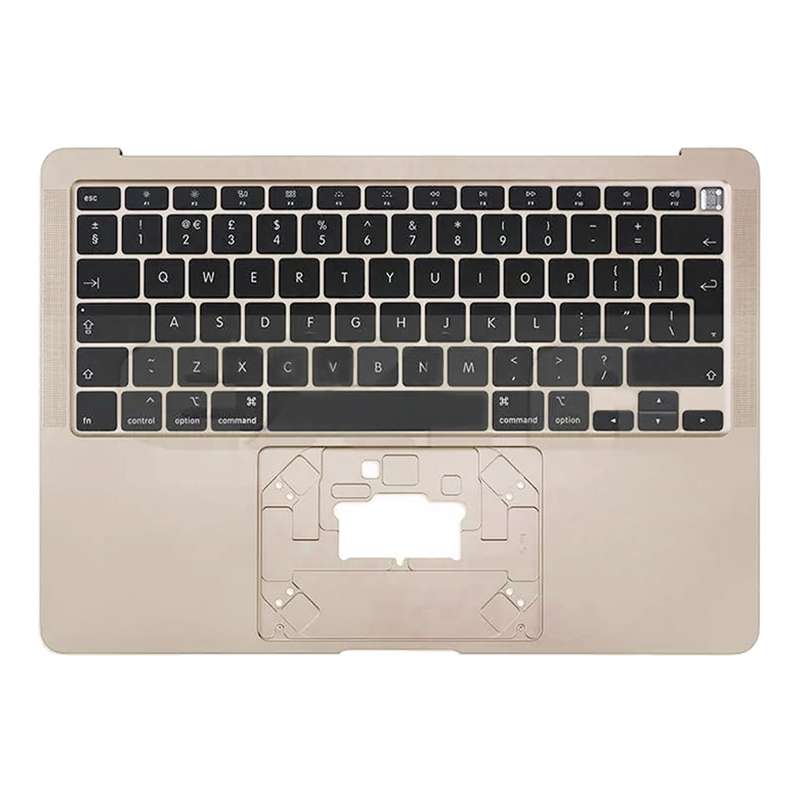 For Macbook Air 13 2020 M1 A2337 C-side Cover + UK Edition Key Board (Black)