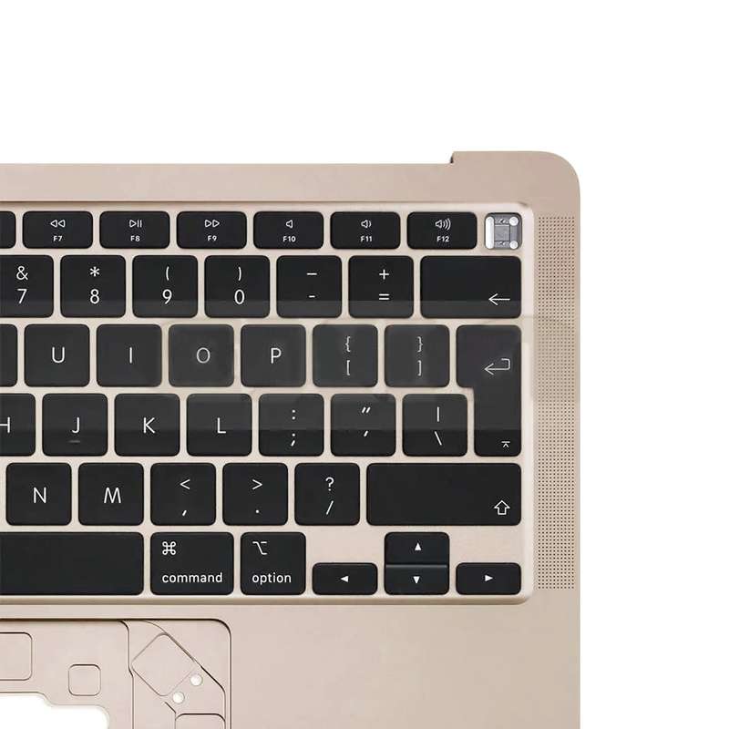 For Macbook Air 13 2020 M1 A2337 C-side Cover + UK Edition Key Board (Black)