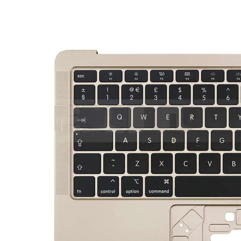 For Macbook Air 13 2020 M1 A2337 C-side Cover + UK Edition Key Board (Black)