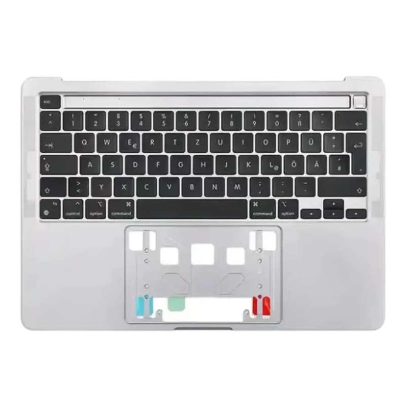 For Macbook Pro 13 inch 2021 A2338 C-side Cover + UK Edition Key Board (Grey)