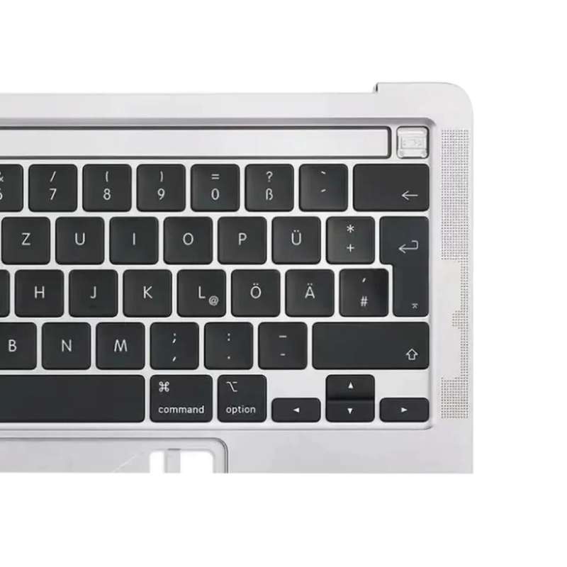 For Macbook Pro 13 inch 2021 A2338 C-side Cover + UK Edition Key Board (Grey)