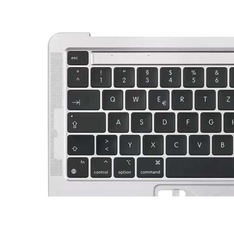 For Macbook Pro 13 inch 2021 A2338 C-side Cover + UK Edition Key Board (Grey)