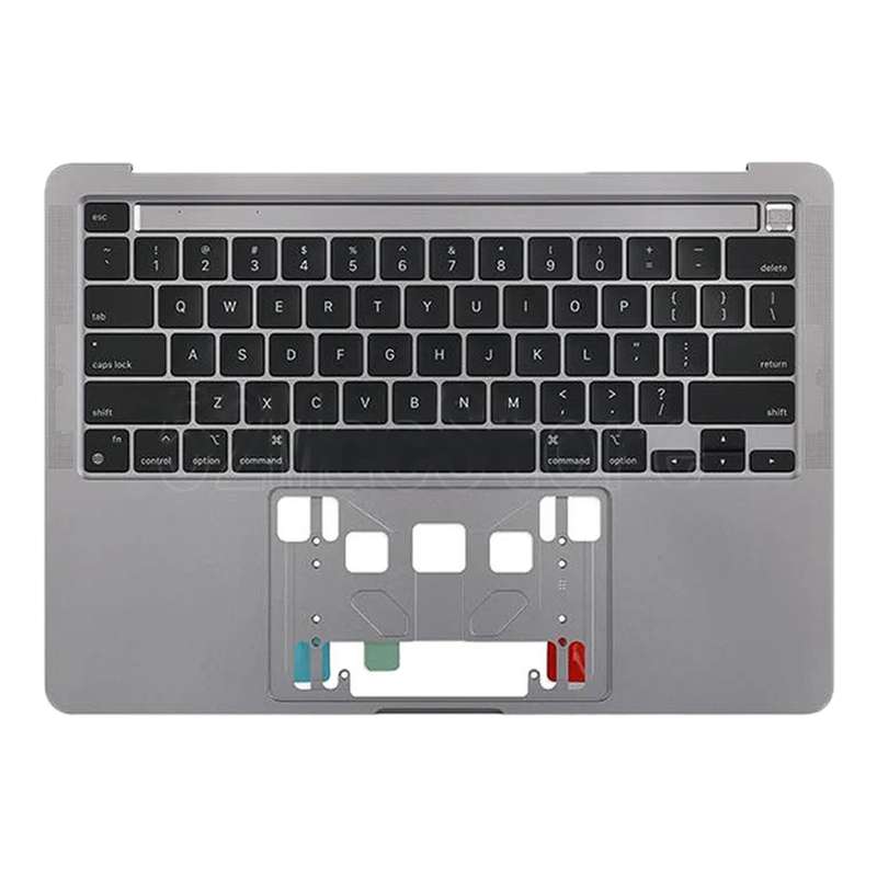 For Macbook Pro 13 inch 2021 A2338 C-side Cover + US Edition Key Board (Grey)