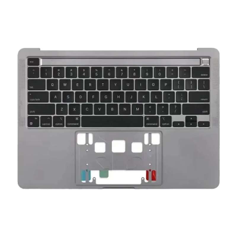 For MacBook Pro Retina 13 inch A2289 2020 C-side Cover + US Edition Key Board (Grey)