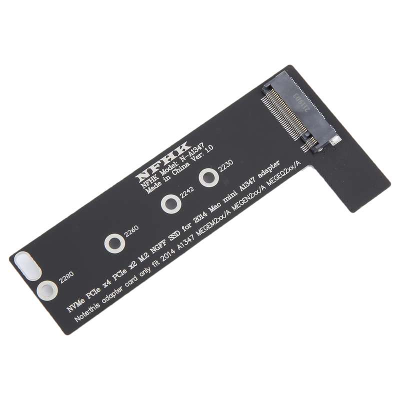 NVMe M.2 SSD to for Mac Mini 2014 Late A1347 MEGEN2 MEGEM2 MEGEQ2 Adapter Card