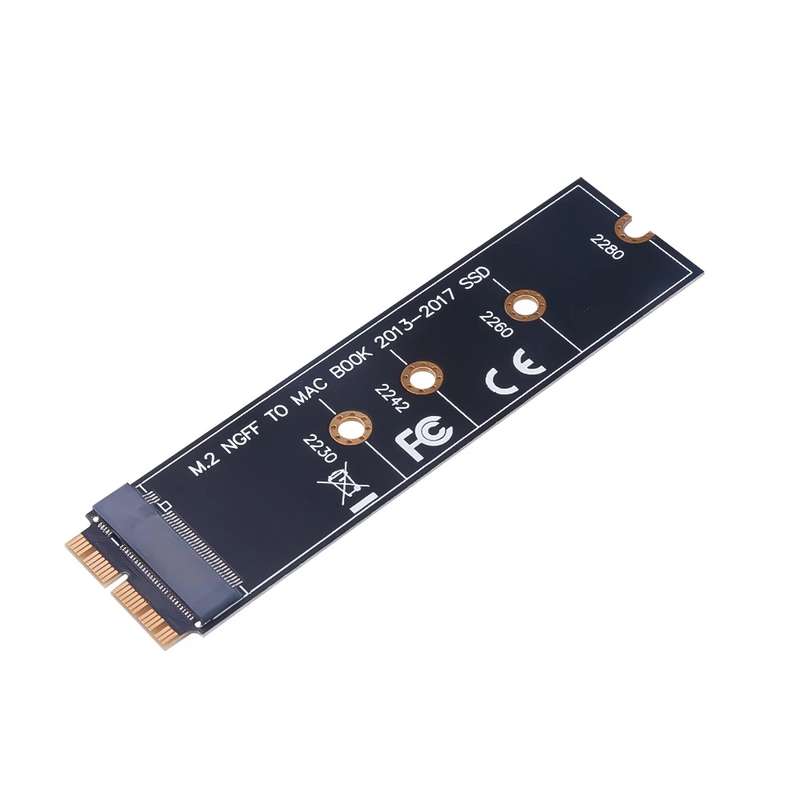 M.2 PCIE NVME SSD to Mac Book Air Pro 2013-2017 SSD Hard Drive Adapter Board For A1465 A1466 A1398 A