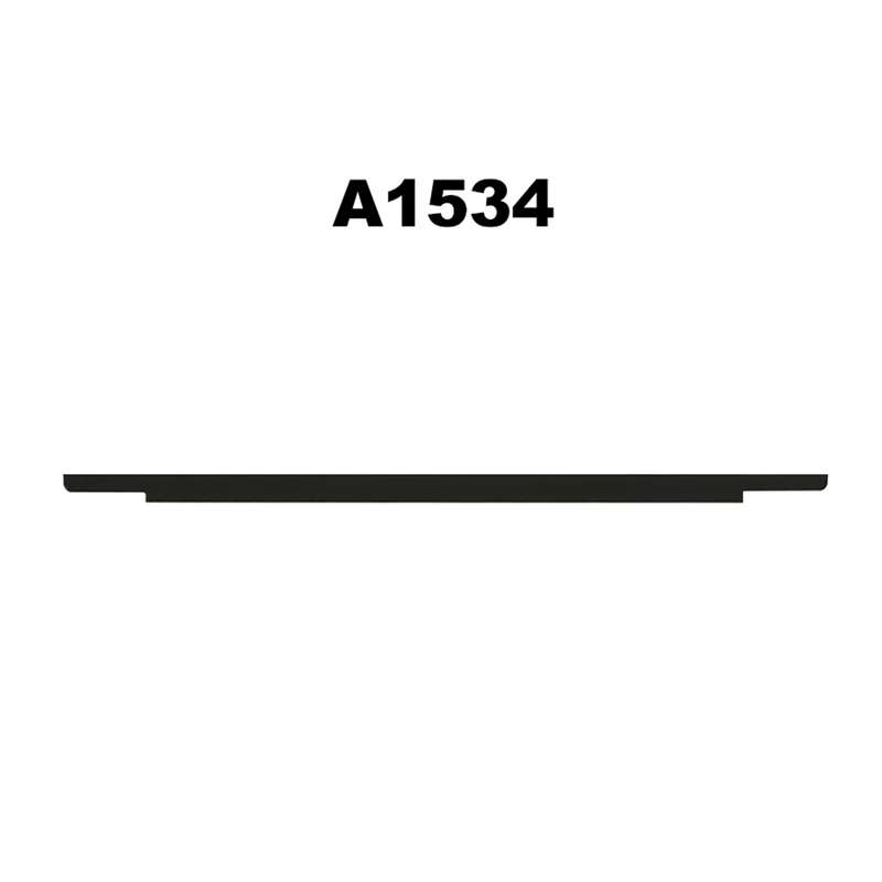 Glass Material LCD Screen Display Front Bezel Logo Cover for MacBook 12 inch Retina A1534(Grey)