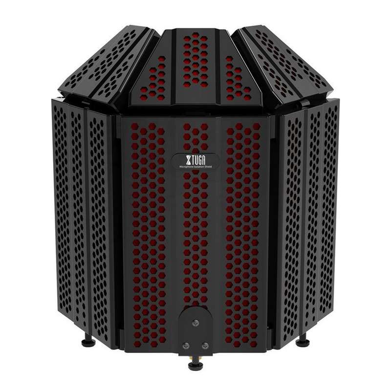 XTUGA BURNER 3 Door Recording Microphone Isolation Shield