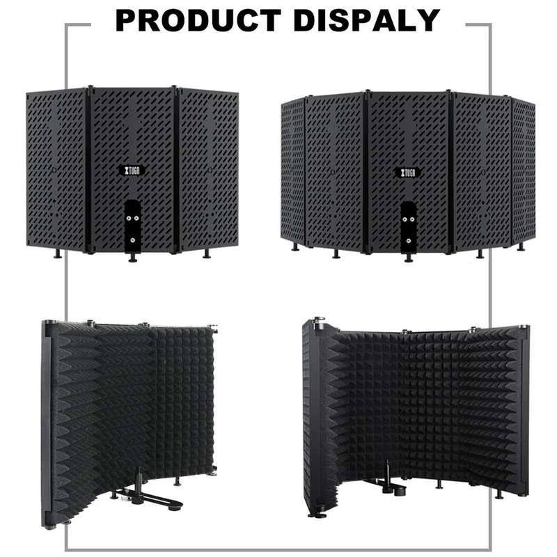 XTUGA BURNER 3 Door Recording Microphone Isolation Shield