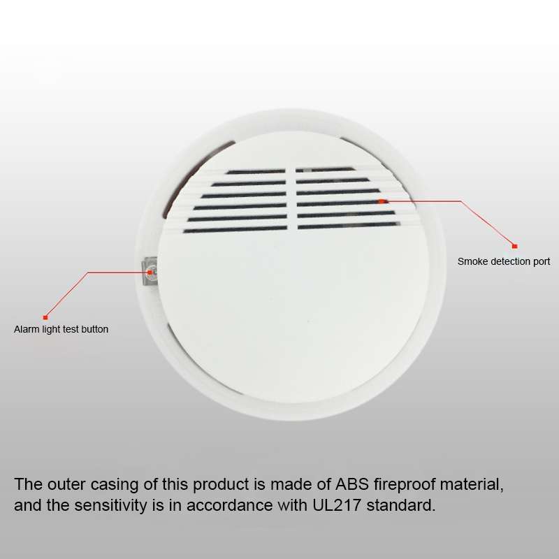 SS-168 First Alert Battery-Operated Fire Smoke Alarm Detector(White)