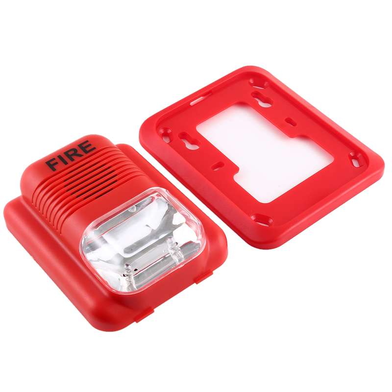 Photoelectric Smoke Detector with Red LED Indicator(White)