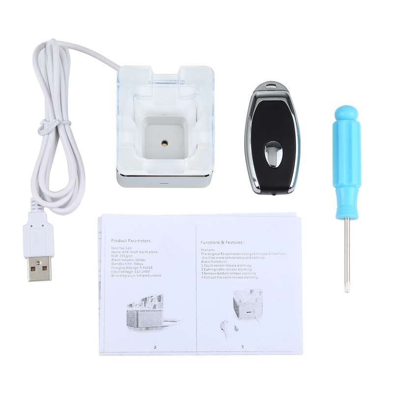 Anti-theft Alarm Stand Security System Burglar Alarm / Anti-theft Alarm Display Holder for iPhone &