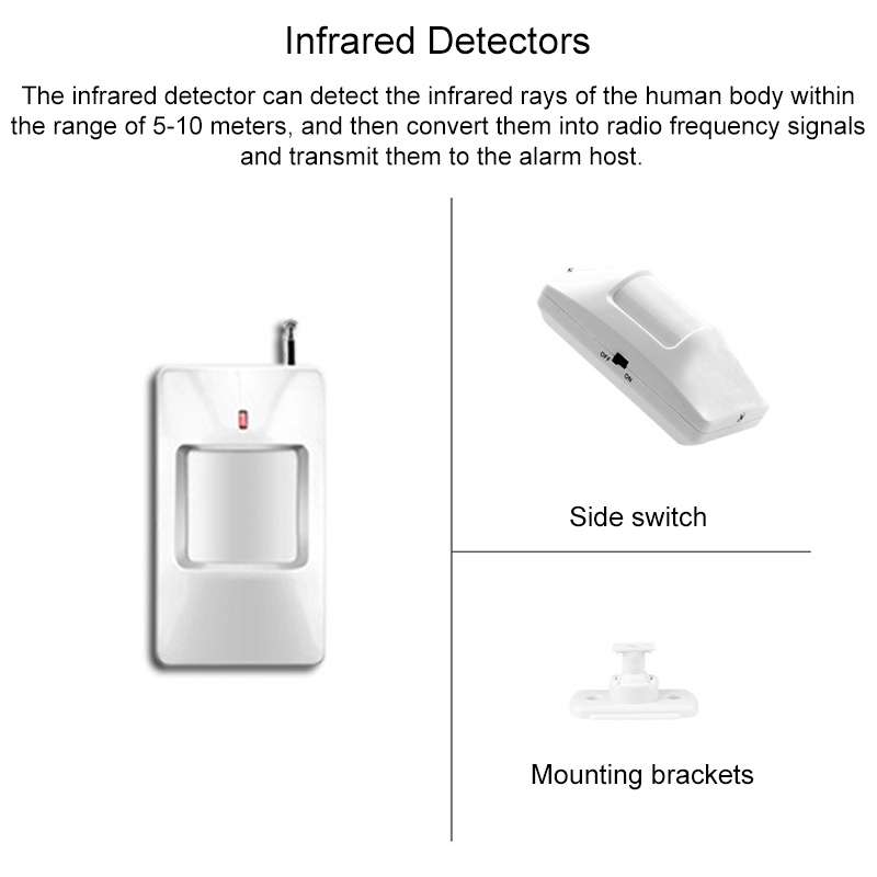 JSN-999COM Live Voice Alarm Smoke Carbon Monoxide Alarm Detector without Battery