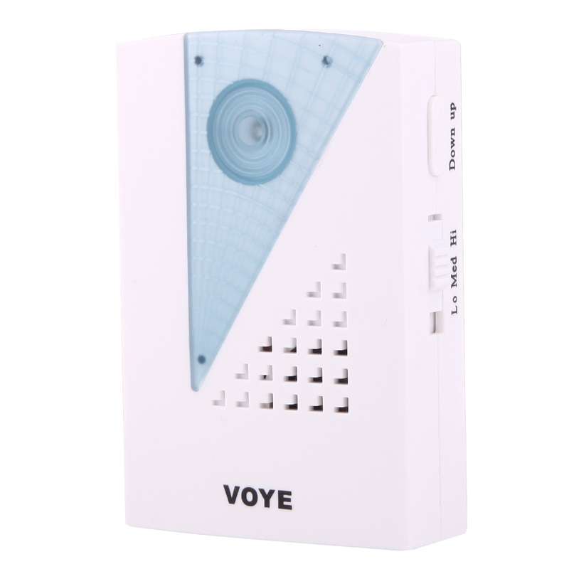 VOYE V001A2 Wireless Smart Music LED Home Doorbell with Dual Receiver, Remote Control Distance: 120m