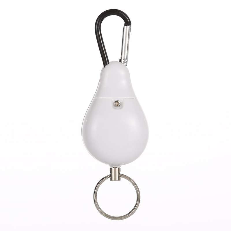 DOBERMAN Key-chain Personal Security Alarm Pull Ring Triggered Anti-attack Safety Emergency Alarm(Wh